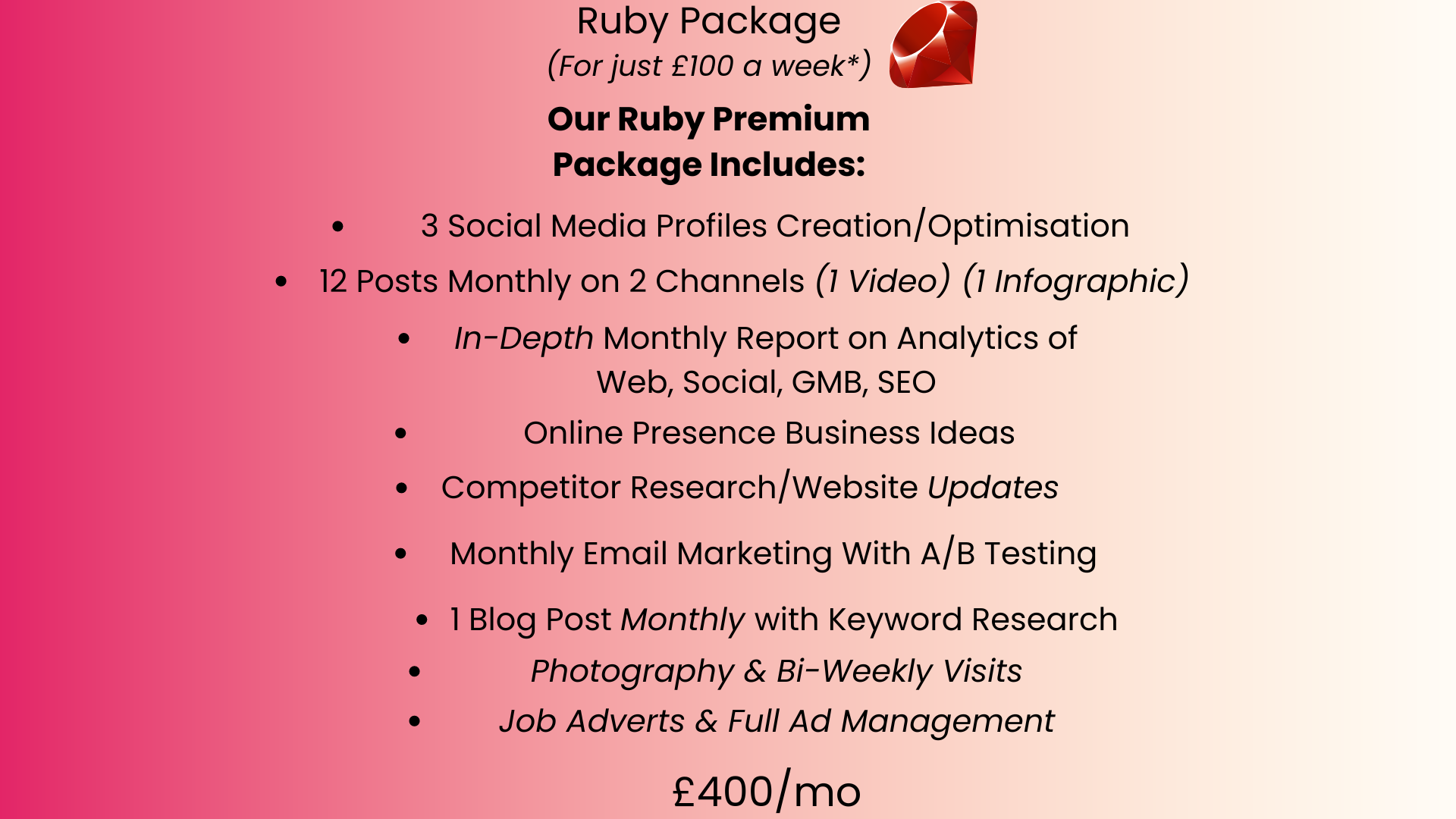 Ruby package PC image